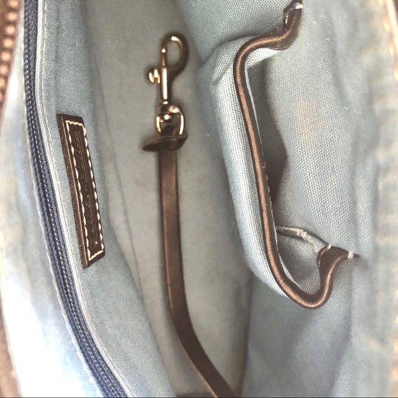 Dooney & Bourke Black/Multicolor Coin Logo Canvas Handbag - Picture 12 of 15